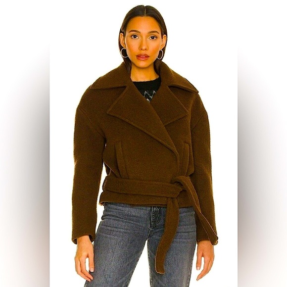 ALLSAINTS Boston Wool Blend Jacket - Picture 12 of 15